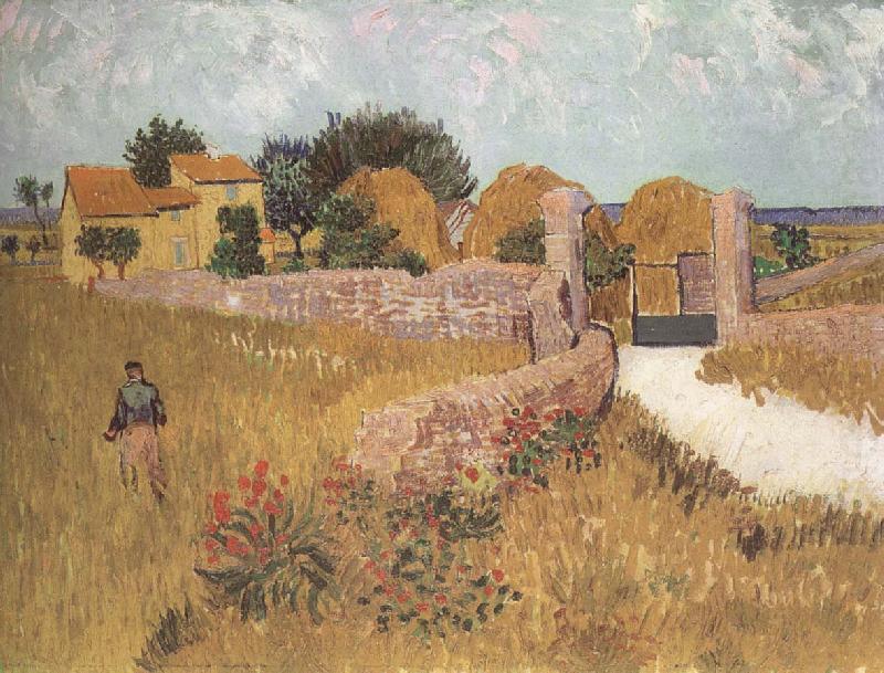Bondgard in Provence, Vincent Van Gogh